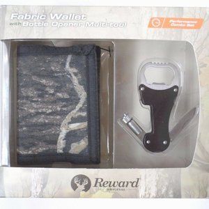 Reward Original Trifold Wallet with Bottle Opener Multi-Tool Set